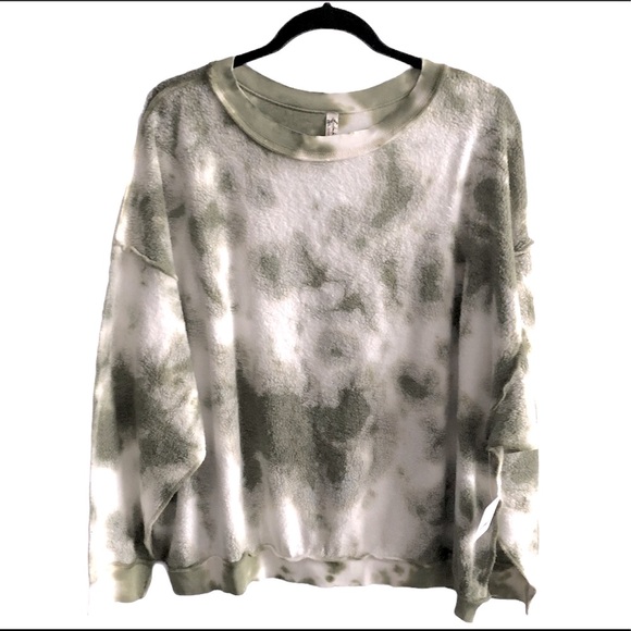 FREE PEOPLE Kelly Washed Tie Dye Set Green X-Small - Picture 6 of 10